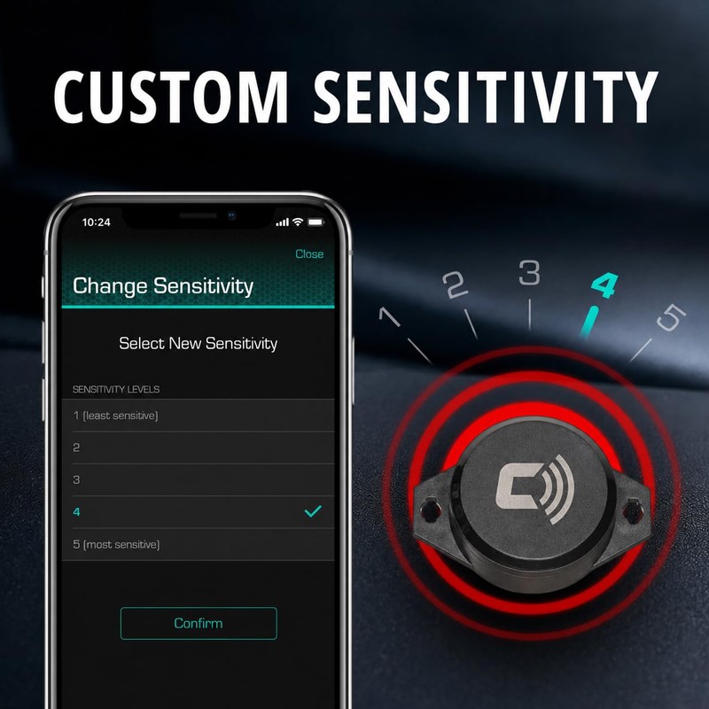 CarLock BT Vibration Sensor 2.0 Add-On for CarLock Device –