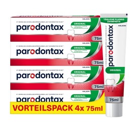 Parodontax Original Toothpaste, 4 x 75 ml Toothpaste, Helps Reduce and Prevent Bleeding Gums