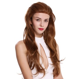 Wig Me Up – Al 835 LF 27SP30 Wig Women's Wig Front Lace Wigs Long Copper Red Blonde Mix 70 cm Brown