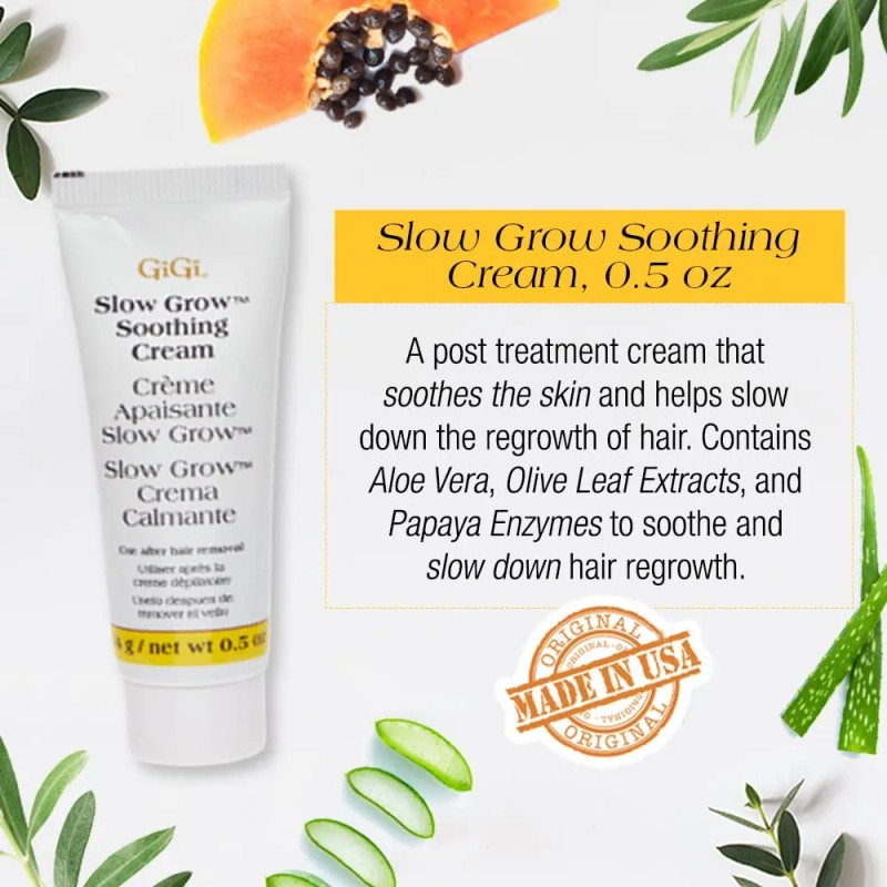 Gigi Crema Depilatoria Facial Y Crema Calmante De Crecimient