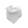 EechicSpace Sublimation Dog Bandana White Chiffon Dog Scarf for Small