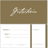 30 Edelmix Voucher Cards Gift Vouchers – Elegant Neutral Gold,