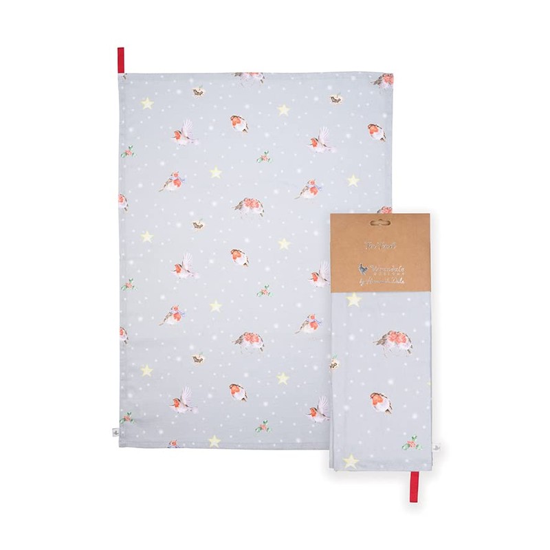 Wrendale Designs by Hannah Dale Season's Tweetings' Tea Towel