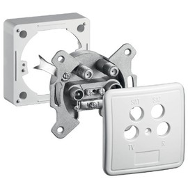 4-Fach SAT Antennendosen Stich- oder Enddose 2 dB