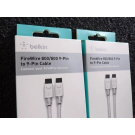 Belkin 2PK Belkin Firewire 800/800 9-Pin To 9-Pin Cable (G)