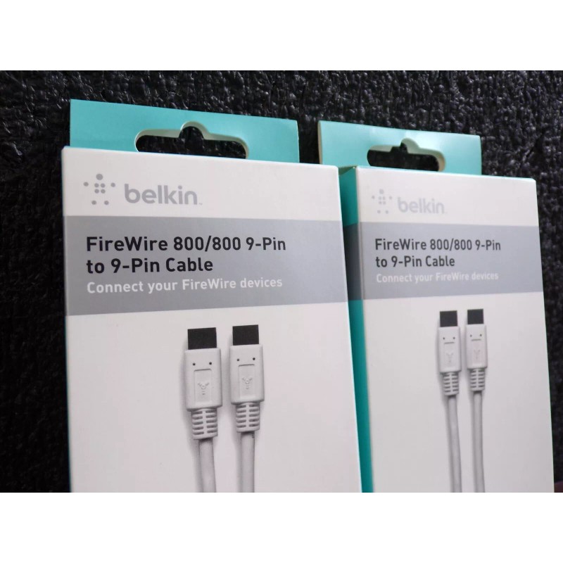Belkin 2PK Belkin Firewire 800/800 9-Pin To 9-Pin Cable (G)