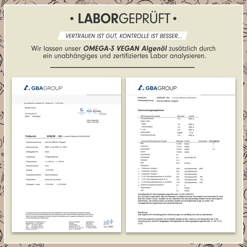 Omega-3 Algae Oil 200 ml - High Dose with 3665