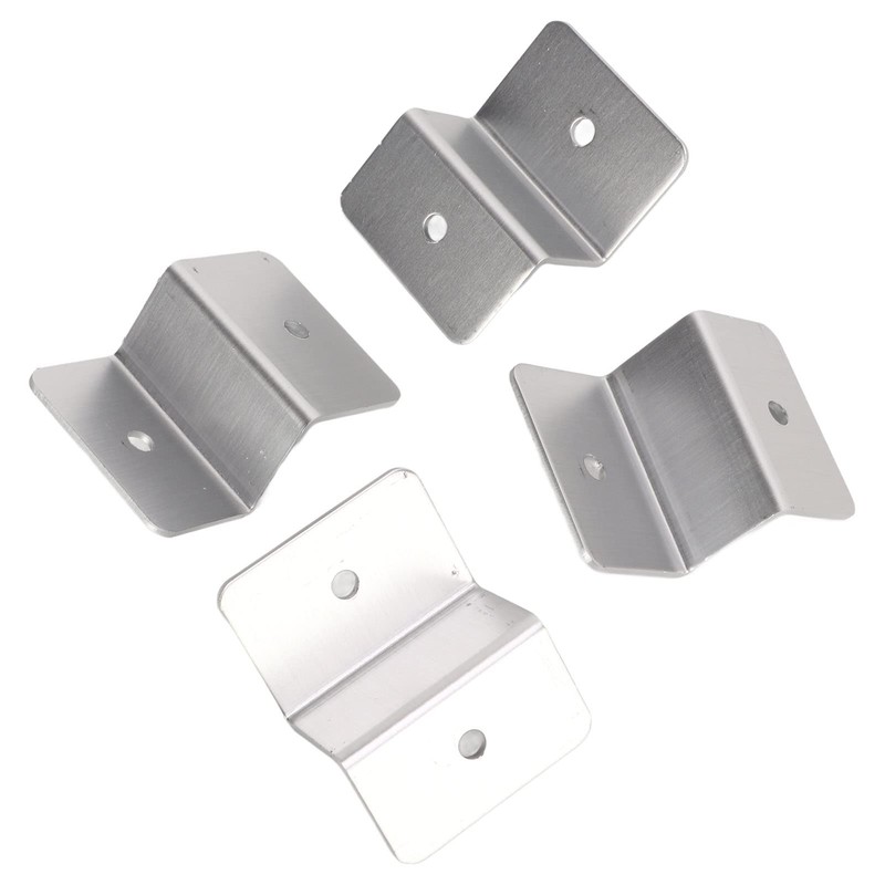 4 Sets Solar Panel Z Bracket Aluminium Alloy Installation Accessory