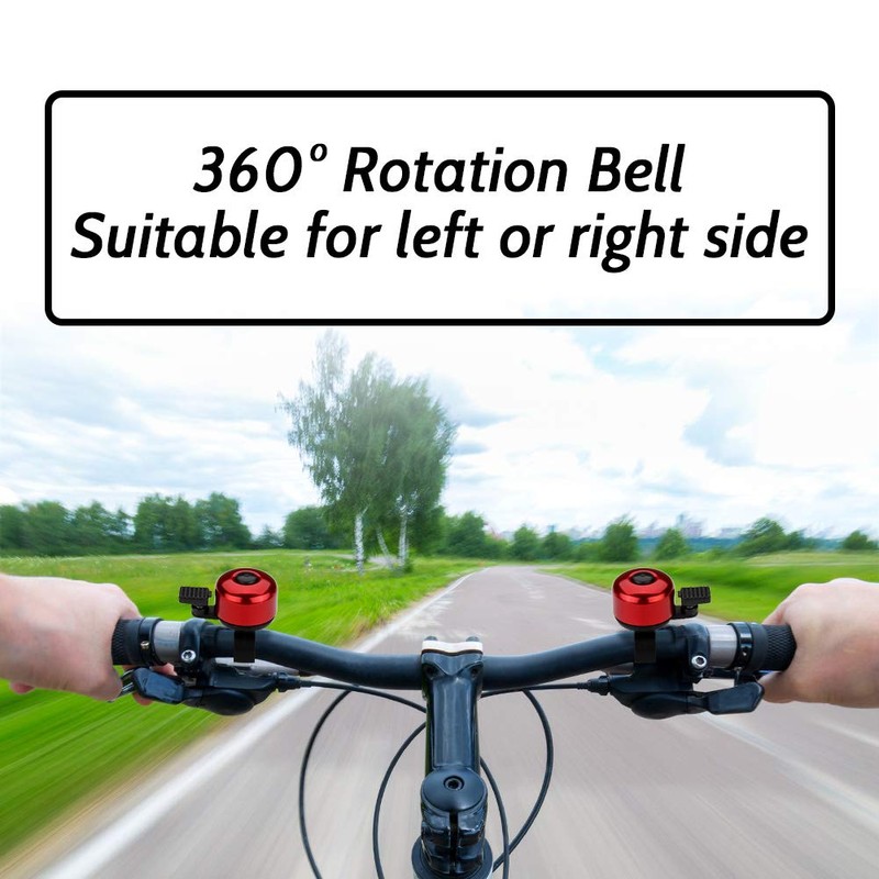 Paliston Bike Bell Bicycle Bell Crisp Sound for Adults Kids
