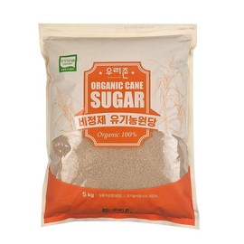 natural beauty Woorizone Unrefined Organic Raw Sugar 5kg / Eco-friendly Certified Unrefined Sugar / High-quality Brown Sugar / 우리존 비정제 유기농원당 5kg/친환경인증 비정제설탕/고품질 갈색설탕