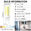 G8 LED Bulb Dimmable, 120V 50W Microwave Light Bulbs Replacement