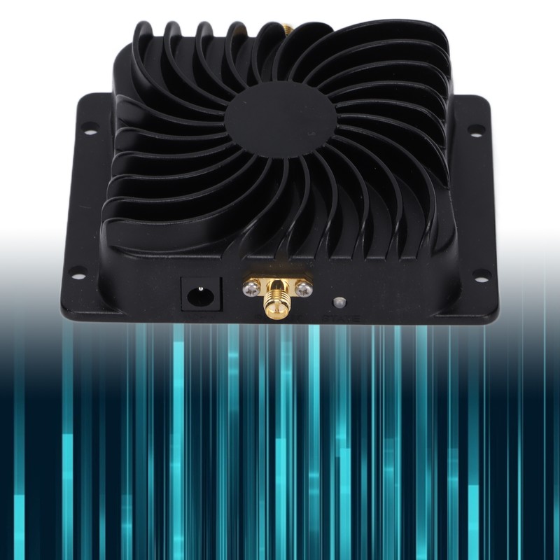WiFi Range Extender Black Spiral Fan Shaped Wireless Signal Amplifier