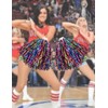 Gwezmxs Cheerleader Pompoms with Handles for Sports Competition, Set of