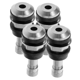 iplusmile 4pcs Metal Tire Valve Stem Replacement Kit Plated Wheel Valve Stems for Easy Installation