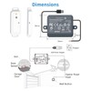 didikit Smart Garage Door Opener with Wireless Door Sensor, No