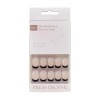 Does Not Apply Press on Nails Short Square Light Pink