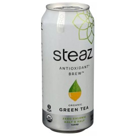 Steaz  Organic Green Tea Zero Calorie Half And Half  16 Fl Oz