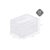 PROREGAL SuperSparSet 10 x Transparent Euro Containers BasicLine with Closed