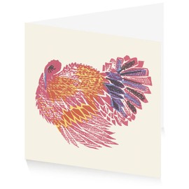 Royal Academy Antonio Frasconi Turkey Pack of 10 Christmas Cards (15 x 15cm)