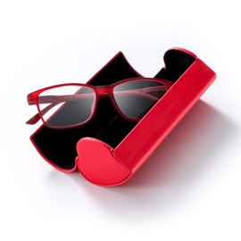 FEFI - Hard Case for Glasses with High Quality Cleaning Cloth