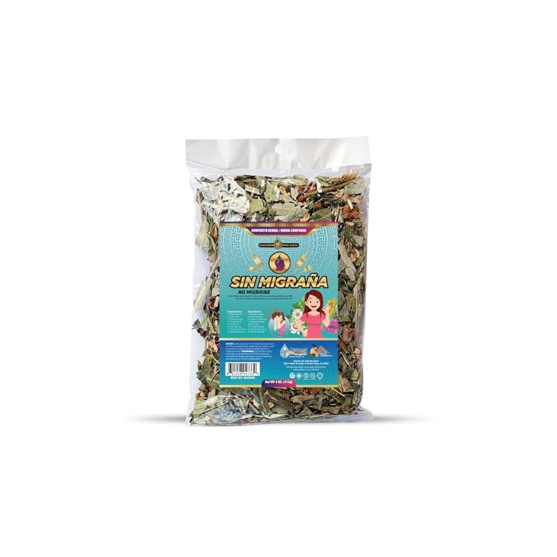 Compuesto Herbal Migraña Migrana 4 onzas Te Tea 4 Oz.
