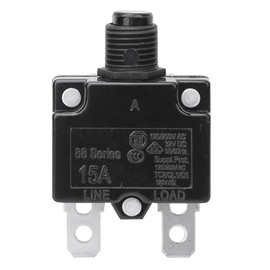 Air Compressor Overload Protector, Air Compressor Protector,5pcs Electric Air Compressor Circuit Breaker Overload Over Current Protection Switch (15A)