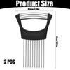 Stainless Steel Onion Holder,2 PCS Onion Slicer Holder Veg Slicer