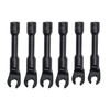 TradeINArt 6PCS Long Flex Head Crows Foot Line Wrench Set,