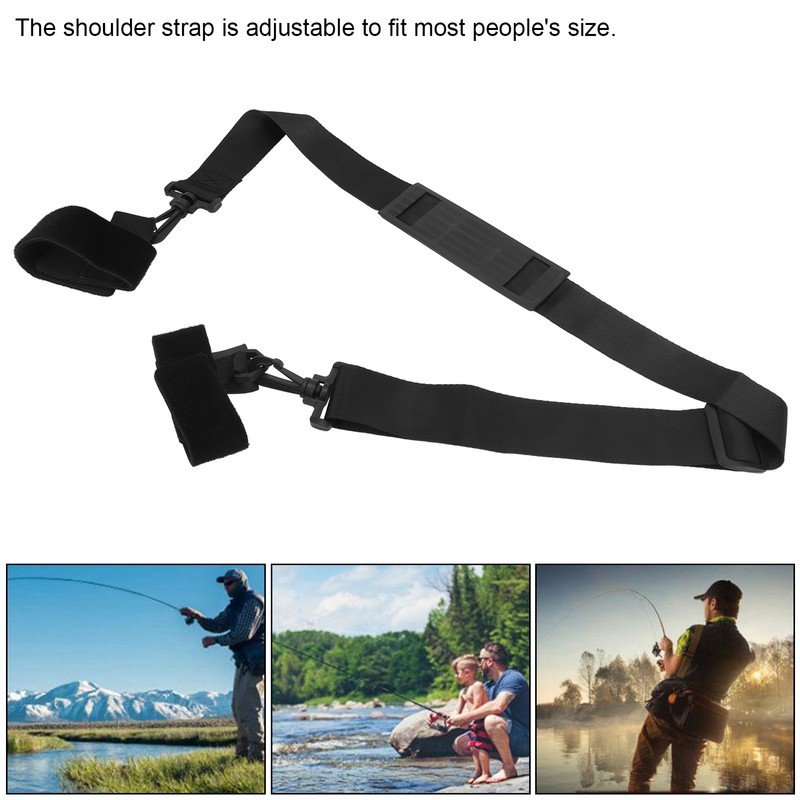 Fishing Rod Travel Carry Strap Sling Band Adjustable Fishing Rod