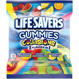 LIFE SAVERS Collisions Gummy Candy Bulk, 3.22 oz Bag, Candy (Pack of 12)