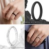 ThunderFit Stackable Silicone Wedding Rings for Women, Thin Rubber Engagement