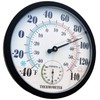 Indoor Outdoor Thermometer Large Wall Thermometer-Hygrometer Does not Require Battery