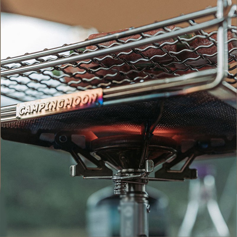 Portable StoveTop Grill Net Mini Foldable Furnace Grill Rack Barbecue