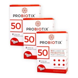 Probiotix | 3 Pack | 50 Billones De Probióticos | 90 Cáps. Sabor Sin sabor