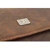 Suncase Women's Leather Wallet with Magnetic Closure, antique brown, Classic