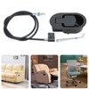 Aluminum Alloy Sofa Release Switch with Cable Recliner Hand Controller