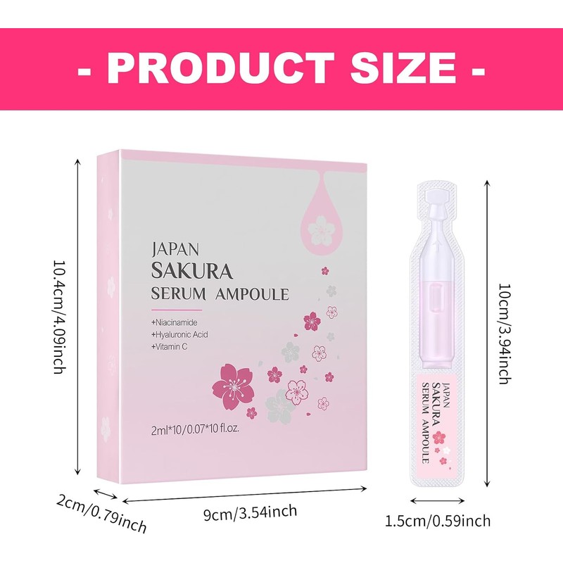 De ampollas de niacinamida para cuidado del rostro con