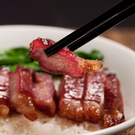 LUM'S Hawaiian Char-Siu (Sweet Roast Pork) BBQ Sauce Since 1955 - Chinese Char Grill Barbecue Marinade for Beef, Rib, Pork, Chicken & Duck, 11oz