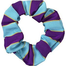 Pony Club Equestrian Kadetten-Haargummi, elastisch, Blau, Lila, Gelb, 1 Count (Pack of 1)