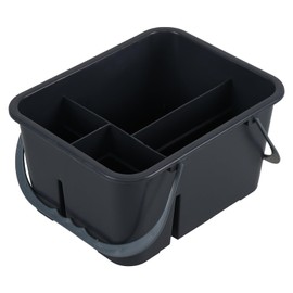 Bringer Plastic Cleaning Tool Storage Caddy, Cleaning Caddy Tote, Grey, 11.33" x 8.89" x 5.74"