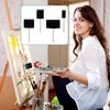 Pndeyo 4pcs 4 Sizes Foam Paint Brushes, Sponge Paintbrushes with