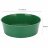 Walfront 4pcs Gardening Sieve Stackable Soil Sifting Pan Plastic Mesh