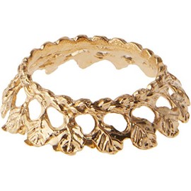 Bard's Gold-Toned Egg Stand/Holder -Leaf Motif, 1.125" Diameter