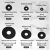 150 PCS Flat Rubber Washers Assortment Kit, Black Rubber Washers