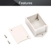 Fielect 5 Pcs Project Box Junction Box IP65 Waterproof ABS
