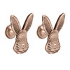 DOITOOL 2pcs Rabbit Drawer Knobs Furniture Accessory Bunny Door Knobs