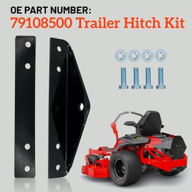 Trailer Hitch Kit Compatible with Gravely Zt Hd, Pro-Turn Zx/Z, Compact-Pro and Ariens Zenith Models Mowers, 500 Lbs Max Capacity, Heavy Duty Towing Attachment for Lawn Machine Replacement 79108500