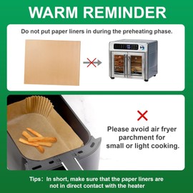 Parchment Paper for Emeril Lagasse 26 QT Extra Large Air Fryer, 100pcs Air Fryer Liners Disposable