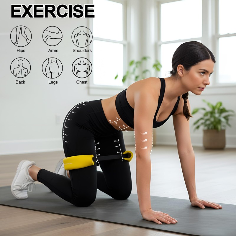 3 Pcs Hip Core System Resistance Bands 20/40/60 Lbs Loop