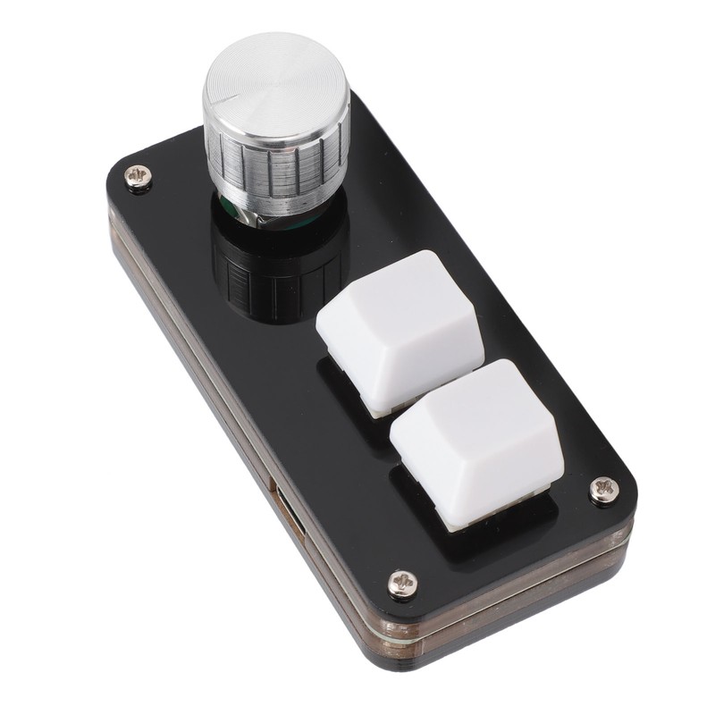 Macro Programming Keyboard Professional 2 Keys 1 Knob Blue Switch